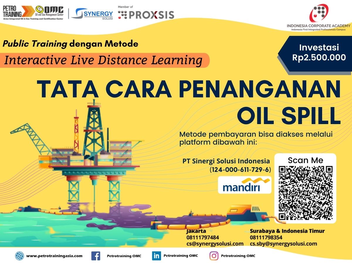 TATA CARA PENANGANAN OIL SPILL - Petro Training Asia
