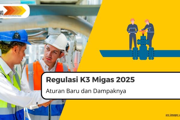 Infografik perubahan regulasi K3 Migas terbaru tahun 2025 di Indonesia