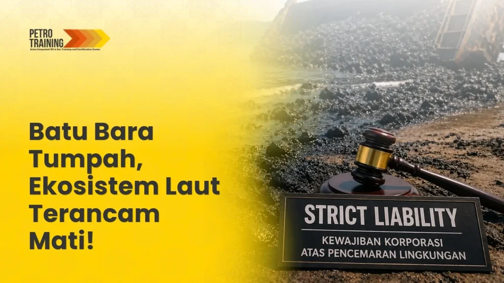 Kondisi pesisir pantai tercemar akibat tumpahan batu bara Pangandaran