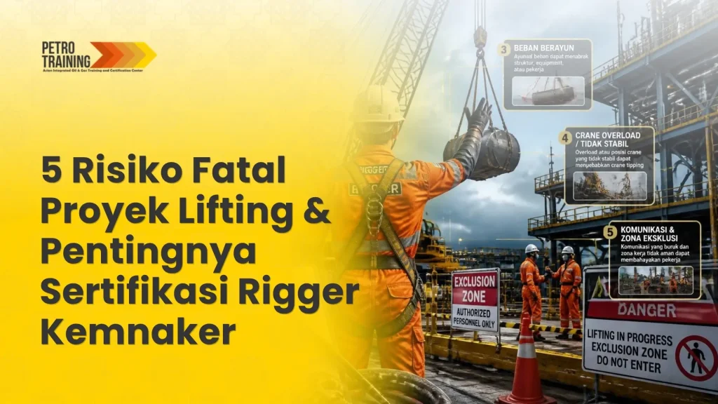 5 Risiko Fatal Proyek Lifting & Pentingnya Sertifikasi Rigger Kemnaker