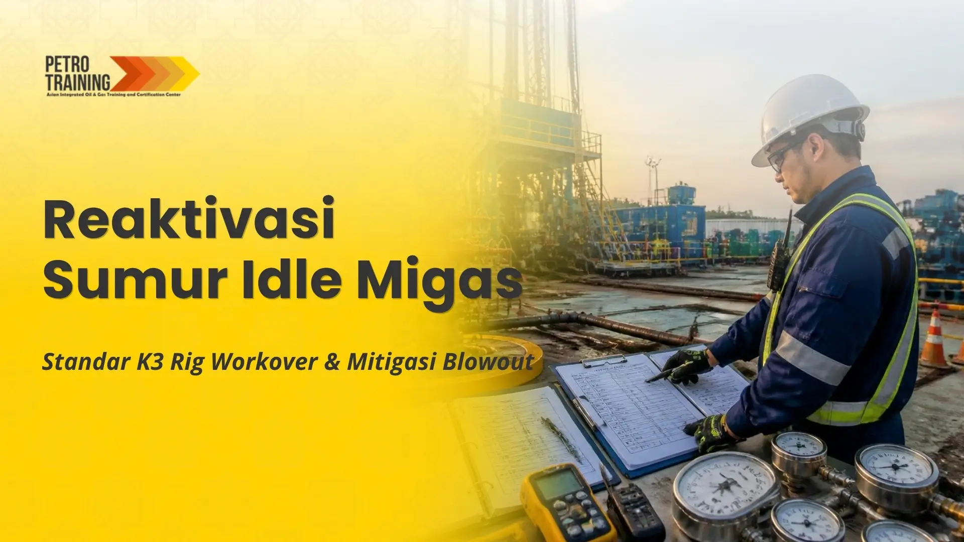 Reaktivasi Sumur Idle Migas: Standar K3 Rig Workover & Mitigasi Blowout