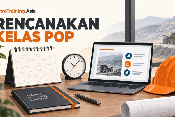 Ilustrasi kalender tanpa tanggal, jam, dan perlengkapan belajar POP