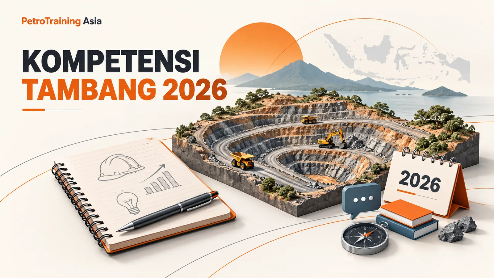 Ilustrasi pengembangan kompetensi pertambangan pada 2026